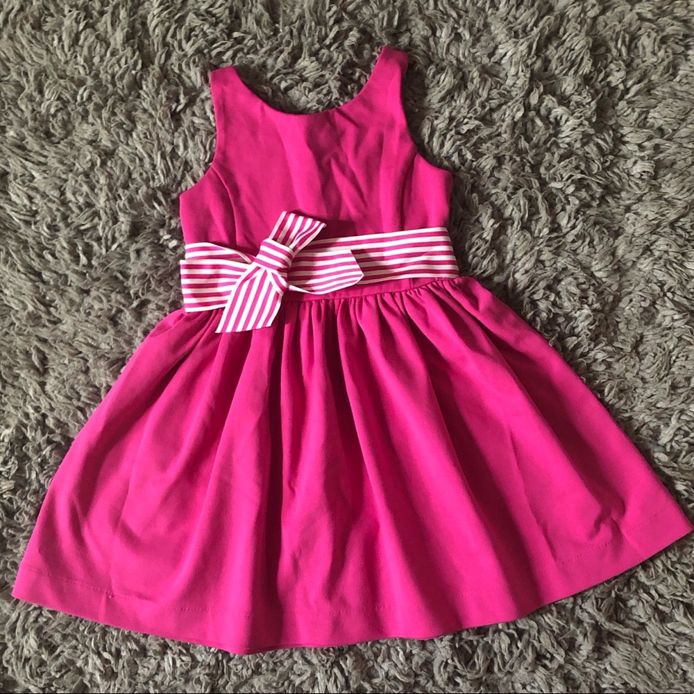 POLO Ralph Lauren girls pink dress size 5
